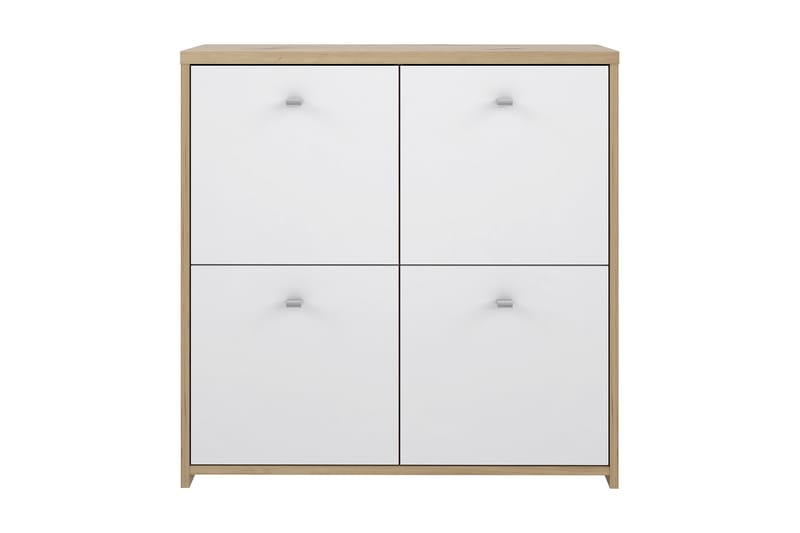 Skjenk Toledor 4 Skap 74x77 cm - Brun / Hvit - Oppbevaring - Oppbevaringsmøbler - Sideboard & skjenk