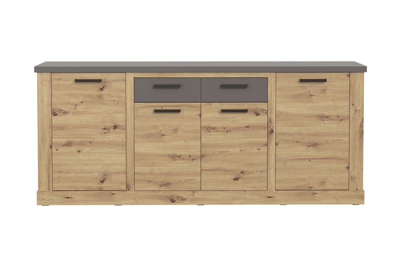 Skjenk Tournel 90x213 cm - Brun / Grå - Oppbevaring - Oppbevaringsmøbler - Sideboard & skjenk