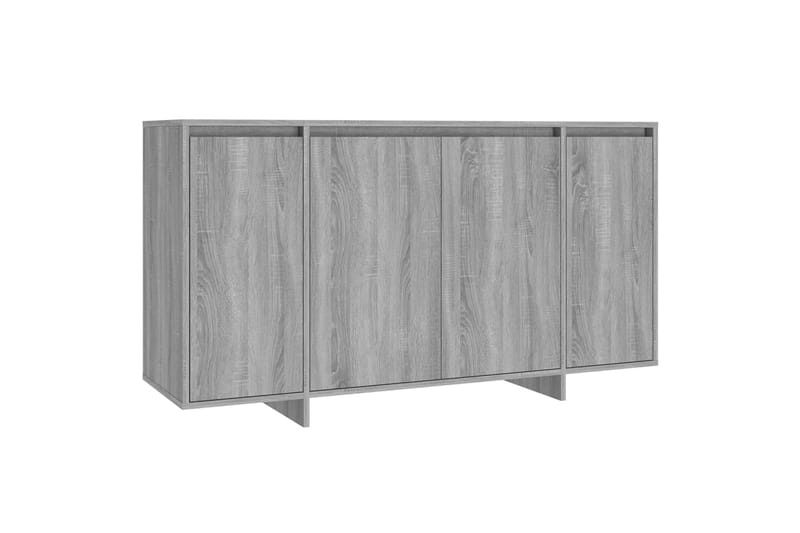 Skjenk grå sonoma eik 135x41x75 cm sponplate - Grå - Oppbevaring - Oppbevaringsmøbler - Sideboard & skjenk