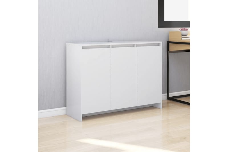 Skjenk hvit 102x33x75 cm sponplate - Hvit - Oppbevaring - Oppbevaringsmøbler - Sideboard & skjenk