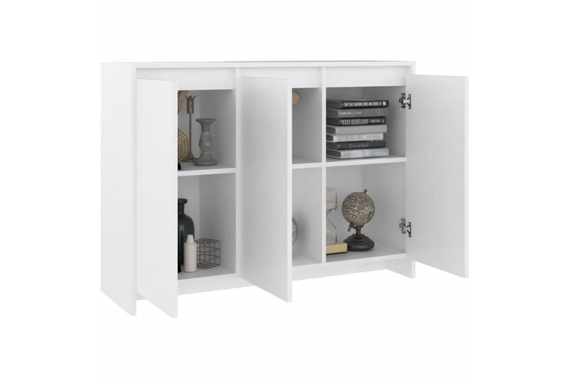 Skjenk hvit 102x33x75 cm sponplate - Hvit - Oppbevaring - Oppbevaringsmøbler - Sideboard & skjenk