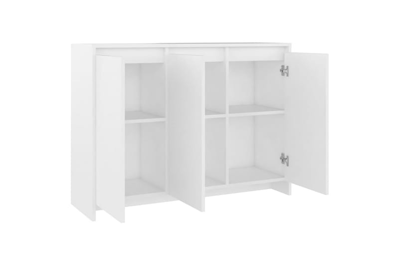 Skjenk hvit 102x33x75 cm sponplate - Hvit - Oppbevaring - Oppbevaringsmøbler - Sideboard & skjenk