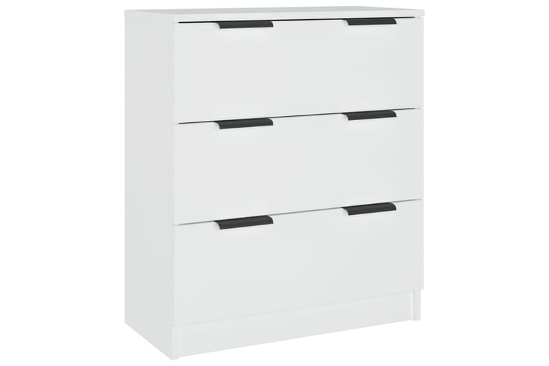 Skjenk hvit 60x30x70 cm konstruert tre - Hvit - Oppbevaring - Oppbevaringsmøbler - Sideboard & skjenk