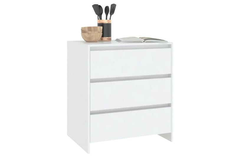 Skjenk hvit 70x41x75 cm sponplate - Hvit - Oppbevaring - Oppbevaringsmøbler - Sideboard & skjenk