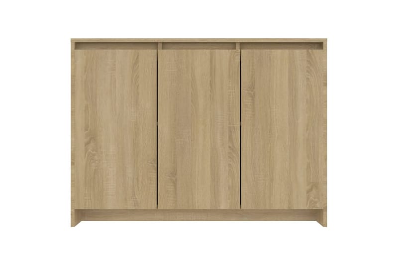 Skjenk sonoma eik 102x33x75 cm sponplate - Beige - Oppbevaring - Oppbevaringsmøbler - Sideboard & skjenk