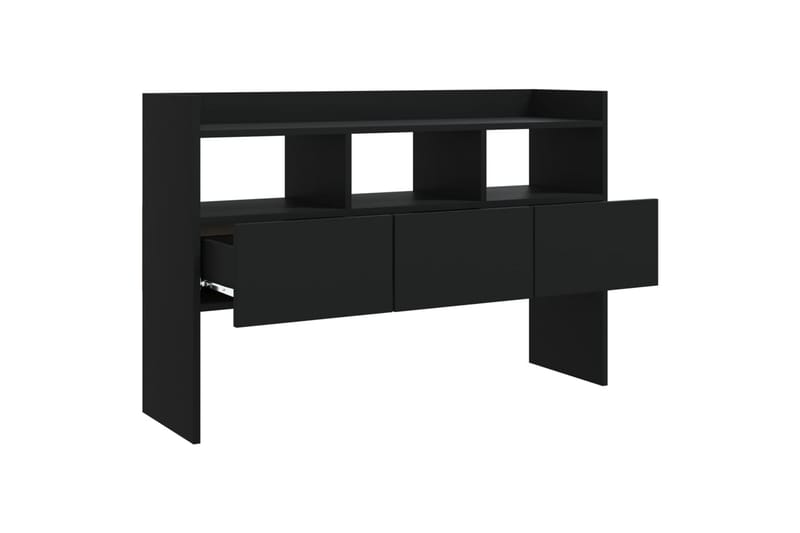 Skjenk svart 105x30x70 cm sponplate - Svart - Oppbevaring - Oppbevaringsmøbler - Sideboard & skjenk