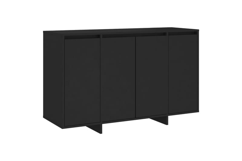 Skjenk svart 120x41x75 cm sponplate - Svart - Oppbevaring - Oppbevaringsmøbler - Sideboard & skjenk