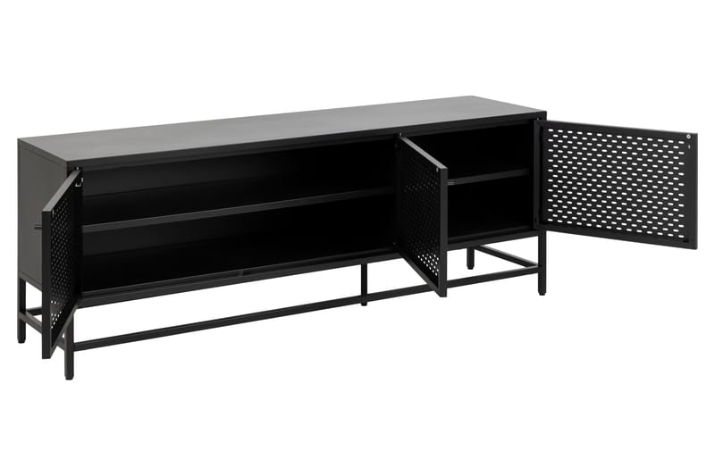 Skjenk Wiester 160 cm - Sort - Sideboard & skjenk