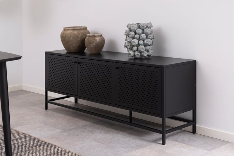 Skjenk Wiester 160 cm - Sort - Sideboard & skjenk