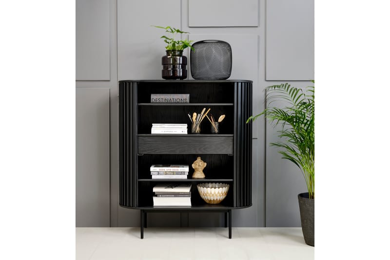 Angelique Highboard - Svart - Oppbevaring - Skap - Oppbevaringsskap