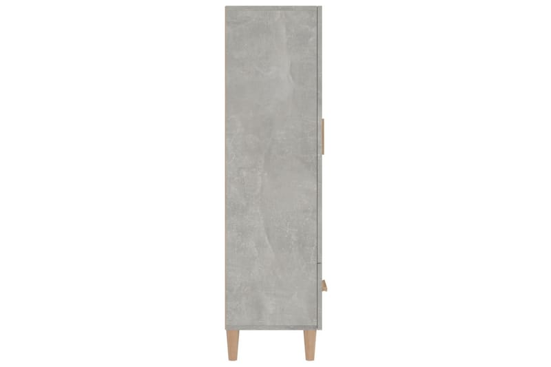 beBasic Highboard betonggrå 70x31x115 cm konstruert tre - GrÃ¥ - Oppbevaring - Skap - Oppbevaringsskap