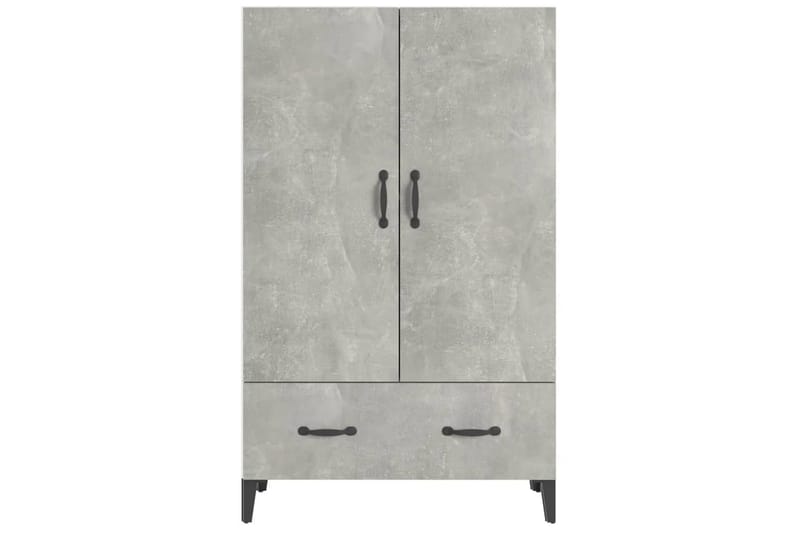 beBasic Highboard betonggrå 70x31x115 cm konstruert tre - GrÃ¥ - Oppbevaring - Skap - Oppbevaringsskap