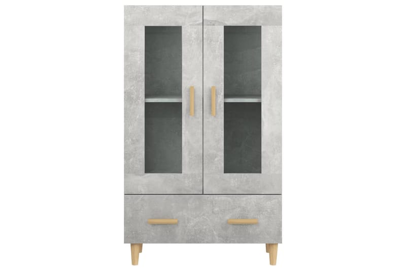 beBasic Highboard betonggrå 70x31x115 cm konstruert tre - GrÃ¥ - Oppbevaring - Skap - Oppbevaringsskap