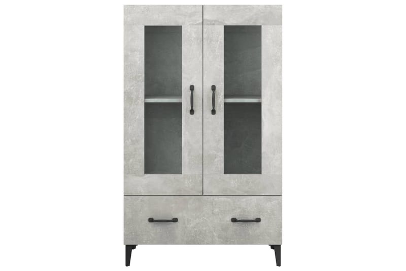 beBasic Highboard betonggrå 70x31x115 cm konstruert tre - GrÃ¥ - Oppbevaring - Skap - Oppbevaringsskap