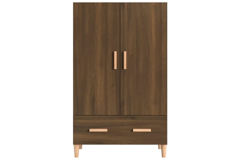 beBasic Highboard brun eik 70x31x115 cm konstruert tre - Brun - Oppbevaring - Skap - Oppbevaringsskap