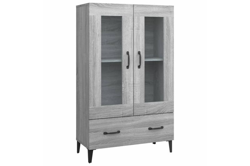 beBasic Highboard grå sonoma 70x31x115 cm konstruert tre - GrÃ¥ - Oppbevaring - Skap - Oppbevaringsskap