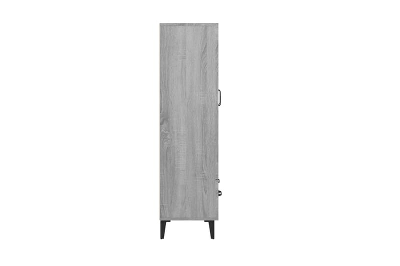 beBasic Highboard grå sonoma 70x31x115 cm konstruert tre - GrÃ¥ - Oppbevaring - Skap - Oppbevaringsskap