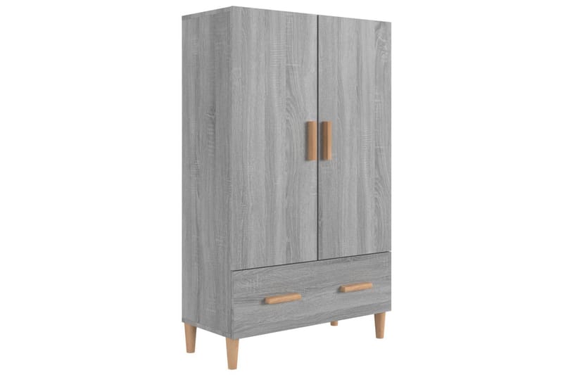 beBasic Highboard grå sonoma 70x31x115 cm konstruert tre - GrÃ¥ - Oppbevaring - Skap - Oppbevaringsskap