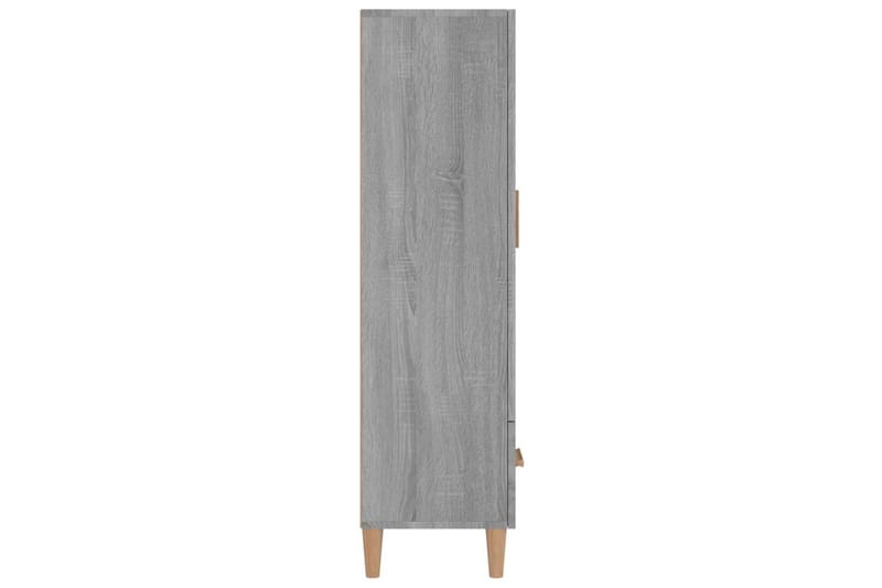 beBasic Highboard grå sonoma 70x31x115 cm konstruert tre - GrÃ¥ - Oppbevaring - Skap - Oppbevaringsskap