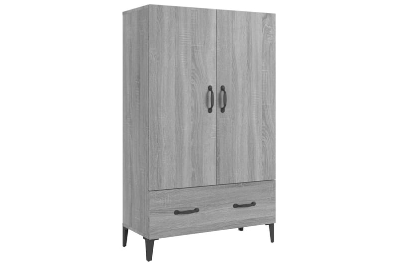 beBasic Highboard grå sonoma 70x31x115 cm konstruert tre - GrÃ¥ - Oppbevaring - Skap - Oppbevaringsskap