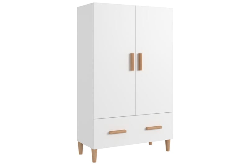 beBasic Highboard hvit 70x31x115 cm konstruert tre - Hvit - Oppbevaring - Skap - Oppbevaringsskap