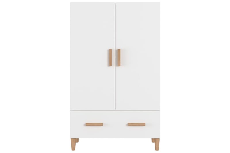 beBasic Highboard hvit 70x31x115 cm konstruert tre - Hvit - Oppbevaring - Skap - Oppbevaringsskap