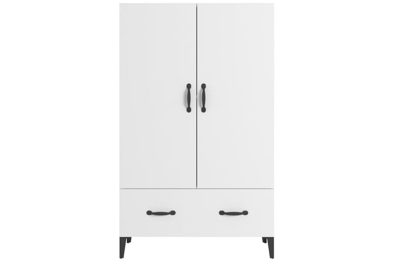 beBasic Highboard hvit 70x31x115 cm konstruert tre - Hvit - Oppbevaring - Skap - Oppbevaringsskap