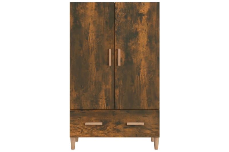 beBasic Highboard røkt eik 70x31x115 cm konstruert tre - Brun - Oppbevaring - Skap - Oppbevaringsskap