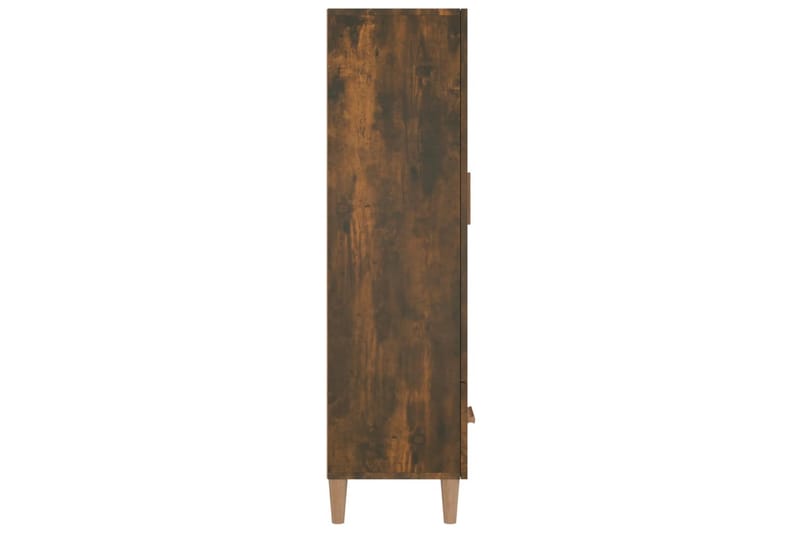 beBasic Highboard røkt eik 70x31x115 cm konstruert tre - Brun - Oppbevaring - Skap - Oppbevaringsskap