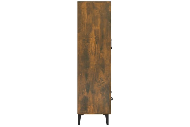 beBasic Highboard røkt eik 70x31x115 cm konstruert tre - Brun - Oppbevaring - Skap - Oppbevaringsskap