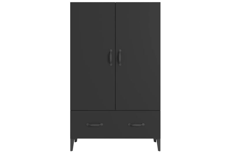 beBasic Highboard svart 70x31x115 cm konstruert tre - Svart - Oppbevaring - Skap - Oppbevaringsskap