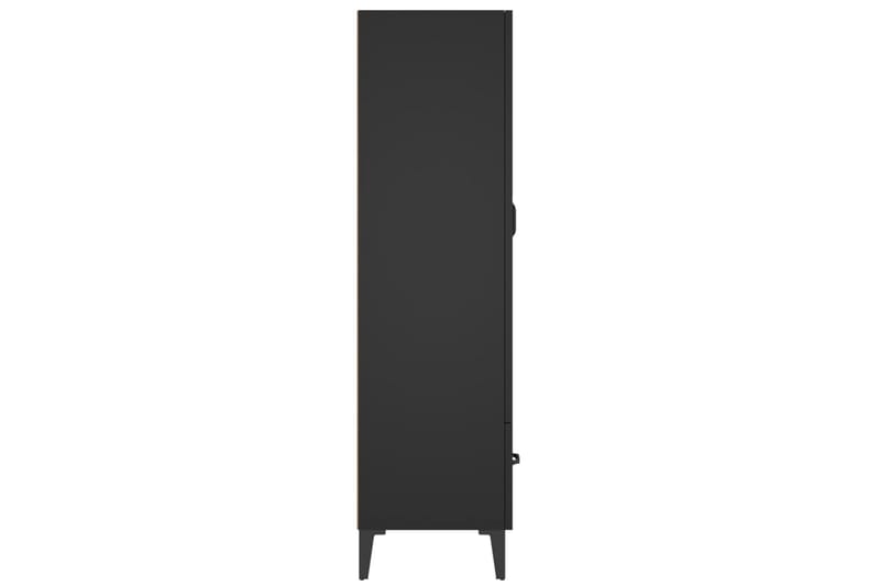 beBasic Highboard svart 70x31x115 cm konstruert tre - Svart - Oppbevaring - Skap - Oppbevaringsskap