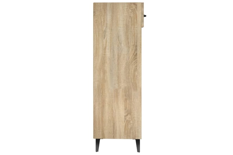 beBasic Skoskap sonoma eik 30x35x105 cm konstruert tre - Brun - Oppbevaring - Skooppbevaring - Skoskap