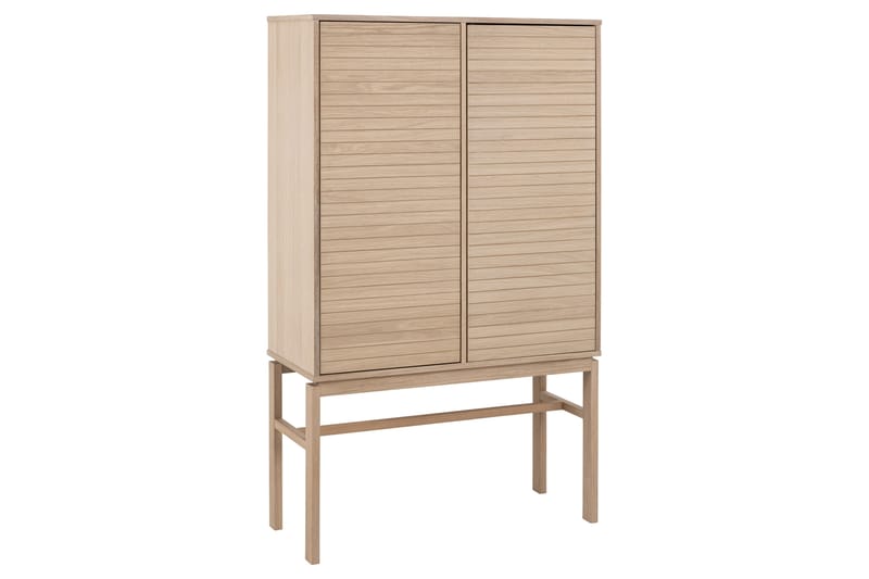 Highboard Sakie - Hvid - Oppbevaring - Skap - Oppbevaringsskap