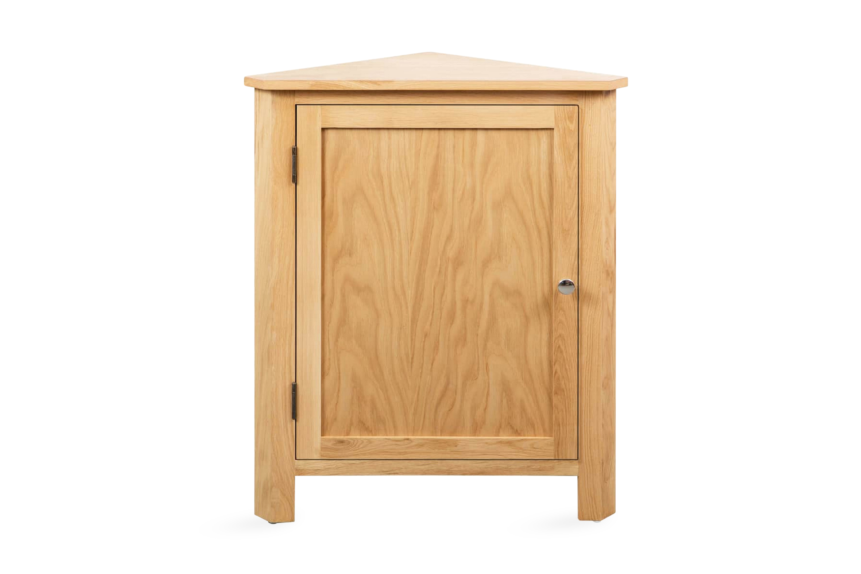 Be Basic Hjørneskap 59x36x80 cm heltre eik - Brun|Beige