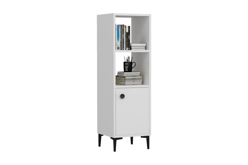 Highboard Alonea 39x35 cm - Hvit - Oppbevaring - Skap - Oppbevaringsskap