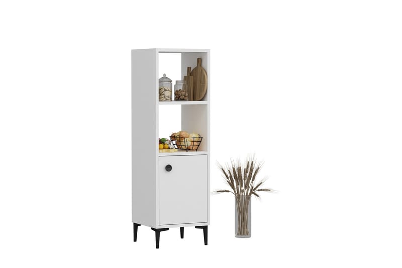 Highboard Alonea 39x35 cm - Hvit - Oppbevaring - Skap - Oppbevaringsskap