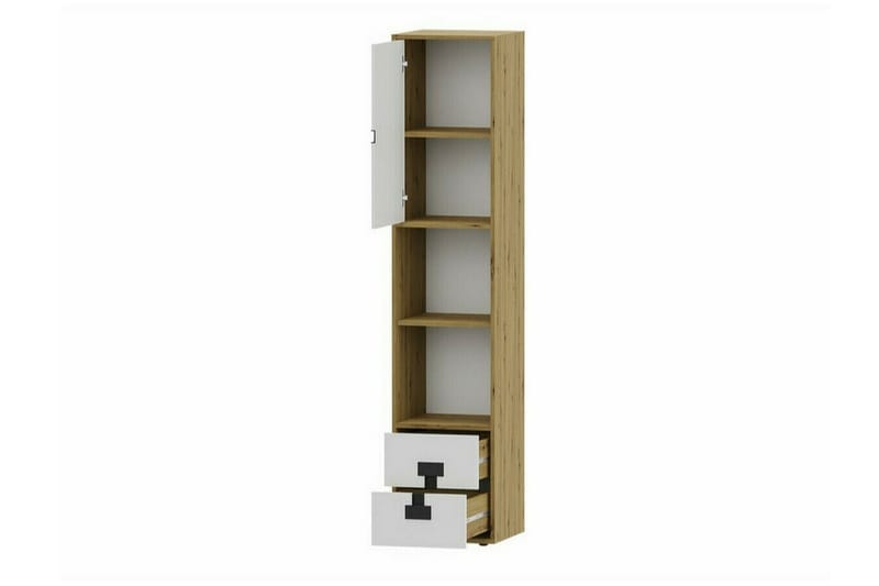 Highboard Castlebay - Hvid - Oppbevaring - Skap - Oppbevaringsskap