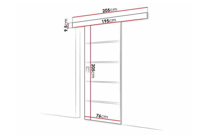 Highboard Clonmore - Brun - Oppbevaring - Skap - Oppbevaringsskap