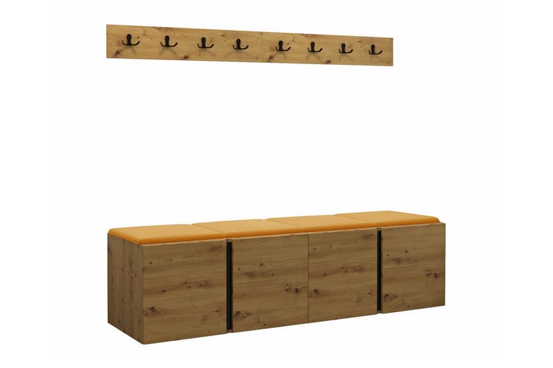 Highboard Dunvegan - Brun - Oppbevaring - Skap - Oppbevaringsskap