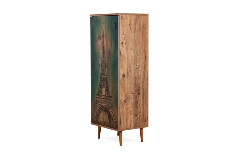 Highboard Eiffeltårnet 38x50 cm - Natur / Grønn / Brun - Oppbevaring - Skap - Oppbevaringsskap