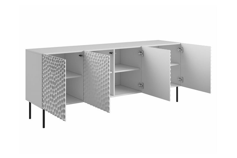 Highboard Juniskär - Hvid - Oppbevaring - Skap - Oppbevaringsskap