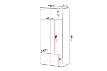 Highboard Juniskär - Hvid - Oppbevaring - Skap - Oppbevaringsskap