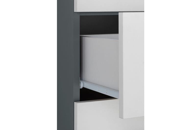 Highboard Kafie - Hvit - Oppbevaring - Skap - Oppbevaringsskap