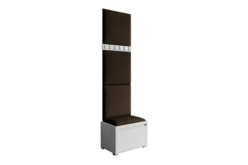 Highboard Kenmare - Hvid - Oppbevaring - Skap - Oppbevaringsskap