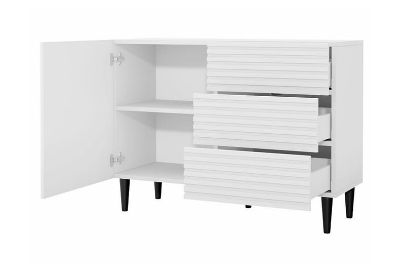 Highboard Kintore - Hvid - Oppbevaring - Skap - Oppbevaringsskap