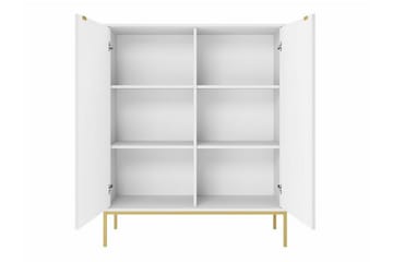 Highboard Klinkerville - Hvid - Oppbevaring - Skap - Oppbevaringsskap