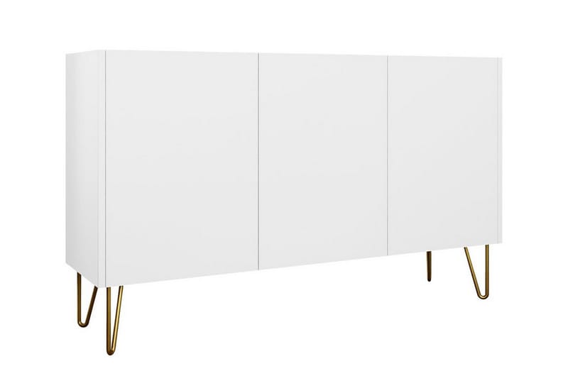 Highboard Klinkerville - Hvid - Oppbevaring - Skap - Oppbevaringsskap