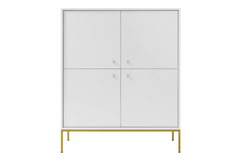 Highboard Klinkerville - Hvid - Oppbevaring - Skap - Oppbevaringsskap