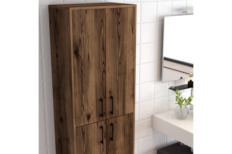 Highboard Kotzen 60x35 cm - Mørkebrun - Oppbevaring - Skap - Oppbevaringsskap